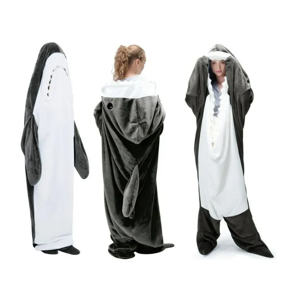 Shark Blanket/Onesie sz Large New Sealed